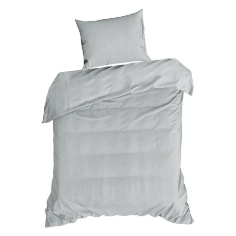 KOMPLET POŚCIELI MUSLIN 140 X 200 CM SREBRNY