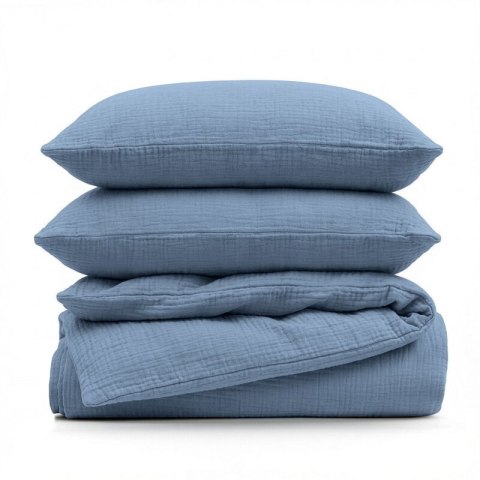 KOMPLET POŚCIELI MUSLIN 220 X 200 CM BEŻOWY