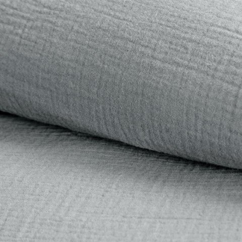 KOMPLET POŚCIELI MUSLIN 220 X 200 CM SREBRNY