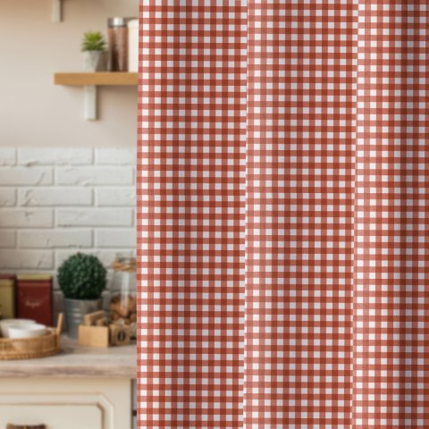 KRATA GRILOWA UCZTA Tkanina dekoracyjna NINA WODOODPORNA, 160cm, kolor 003 czerwony D00419/NIW/003/160000/1