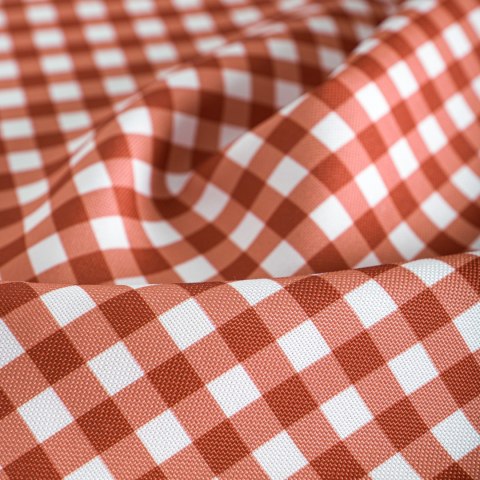 KRATA GRILOWA UCZTA Tkanina dekoracyjna NINA WODOODPORNA, 160cm, kolor 003 czerwony D00419/NIW/003/160000/1