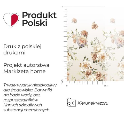 MANILA Firanka żakardowa 023456, wysokość 120cm, kolor 001 biały D00198/000/001/000120/1