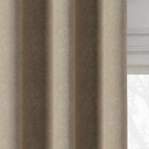 MILAS Zasłona gotowa na taśmie, szerokość 140 x wysokość 260cm, kolor 005 jasny beżowy MILAS0/ZGT/005/140260/1