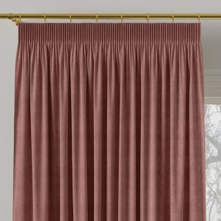 MILAS Zasłona gotowa na taśmie, szerokość 140 x wysokość 260cm, kolor 019 pudrowy różowy, ciemny MILAS0/ZGT/019/140260/1