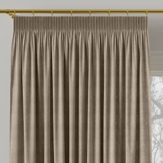 MILAS Zasłona gotowa na taśmie, szerokość 140 x wysokość 260cm, kolor 375 szarobeżowy MILAS0/ZGT/375/140260/1