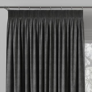 MILAS Zasłona gotowa na taśmie, szerokość 140 x wysokość 260cm, kolor 798 ciemny szary MILAS0/ZGT/798/140260/1