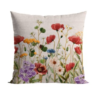 MILLY Z EFEKTEM WYSZYWANIA Poszewka dekoracyjna ADA 40x40cm, kolor 004 beżowy P00385/POP/004/040040/1