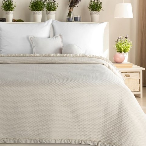 NARZUTA D91 FALBANKA 210 X 170 CM BEŻOWY