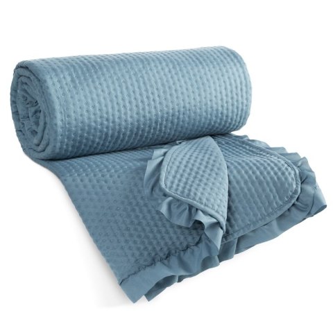 NARZUTA D91 FALBANKA 210 X 170 CM GRANATOWY