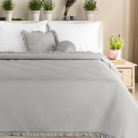 NARZUTA D91 FALBANKA 210 X 170 CM SREBRNY