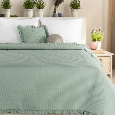 NARZUTA D91 FALBANKA 210 X 170 CM SZAŁWIOWY