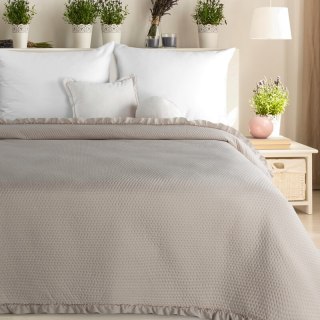 NARZUTA D91 FALBANKA 240 X 220 CM CIEMNOBEŻOWY