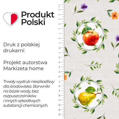 OWOCOWY GRIL Tkanina dekoracyjna NINA WODOODPORNA, 160cm, kolor 005 szaro beżowy D00424/NIW/005/160000/1