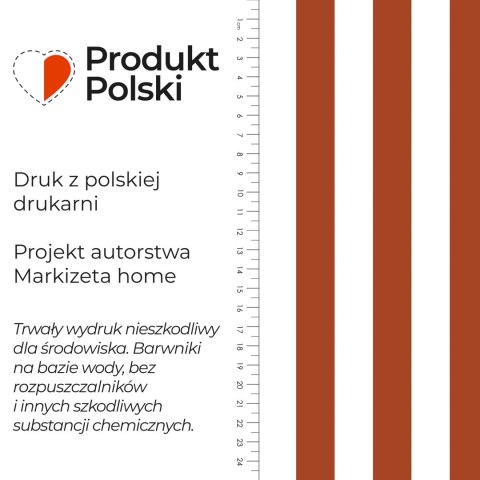 PASKI GRILOWA UCZTA Tkanina dekoracyjna NINA WODOODPORNA, 160cm, kolor 003 czerwony D00420/NIW/003/160000/1