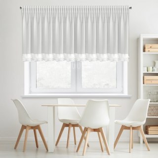 FIRANA GOTOWA LUISA NA TAŚMIE 200 X 70 CM BIAŁY