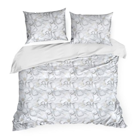 KOMPLET POŚCIELI SATYNOWEJ LISA 140 X 200 CM KREMOWY