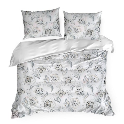 KOMPLET POŚCIELI SATYNOWEJ SPRING 83 220 X 200 CM BIAŁY