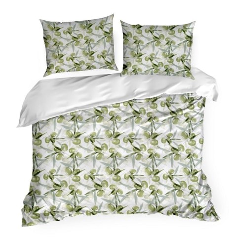 KOMPLET POŚCIELI SATYNOWEJ SPRING 84 160 X 200 CM BIAŁY