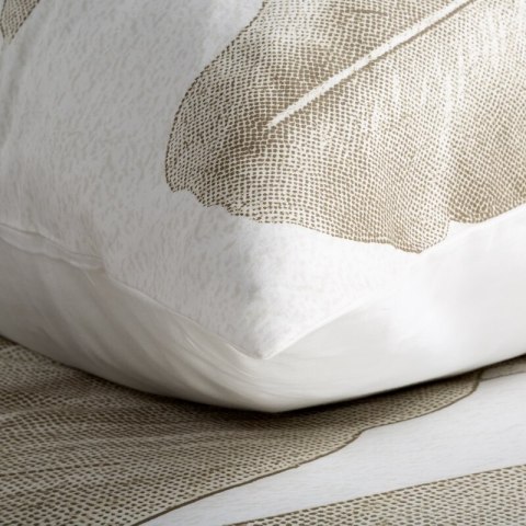 KOMPLET POŚCIELI SATYNOWEJ SPRING102 140 X 200 CM CIEMNOBEŻOWY