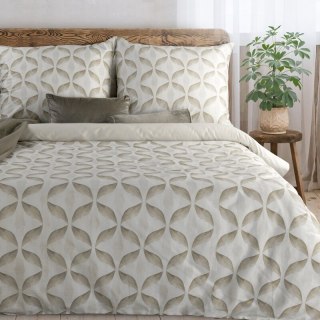 KOMPLET POŚCIELI SATYNOWEJ SPRING103 220 X 200 CM CIEMNOBEŻOWY