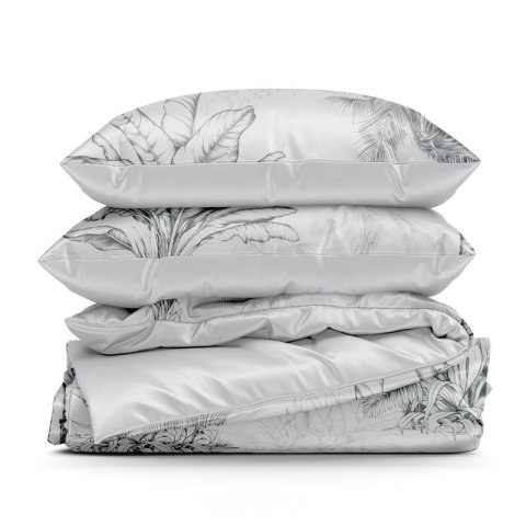 KOMPLET POŚCIELI SATYNOWEJ SPRING104 140 X 200 CM BIAŁY