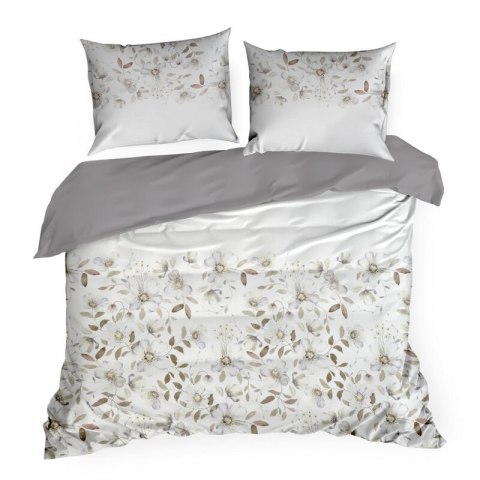 KOMPLET POŚCIELI SATYNOWEJ SPRING106 140 X 200 CM POPIELATY