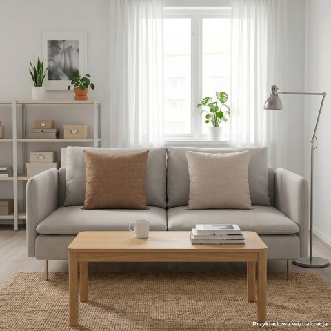 MILAS Poszewka dekoracyjna, 40x40cm, kolor 008 ciepły brązowy MILAS0/POP/008/040040/1