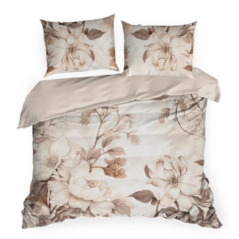 POŚCIEL DAKOTA 220 X 200 CM CIEMNOBEŻOWY