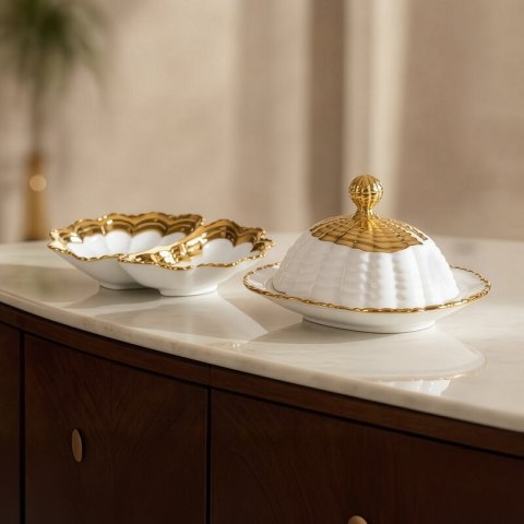 CERAMIKA 16 X 11 X 10 CM BIAŁY