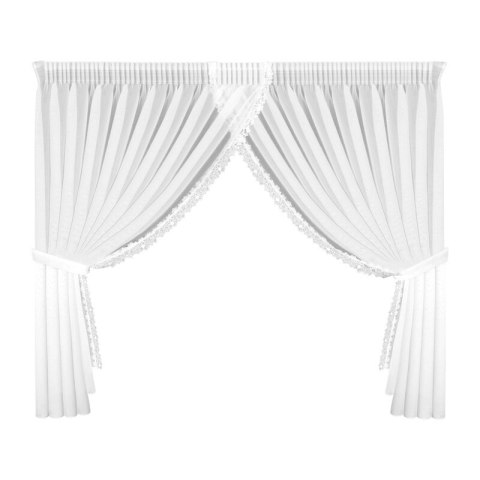 FIRANA GOTOWA ARTEMIDA 1 NA TAŚMIE 400 X 160 CM BIAŁY