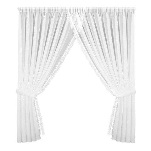 FIRANA GOTOWA ARTEMIDA 1 NA TAŚMIE 400 X 250 CM BIAŁY