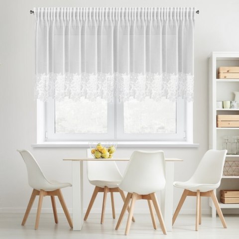 FIRANA GOTOWA ARTEMIDA NA TAŚMIE 400 X 80 CM BIAŁY