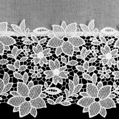 FIRANA GOTOWA ARTEMIDA NA TAŚMIE 400 X 80 CM BIAŁY