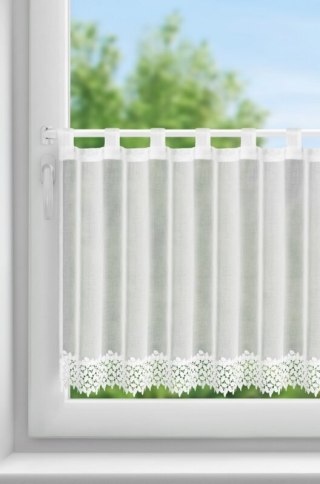 FIRANA GOTOWA HESTIA NA SZELKACH 150 X 70 CM BIAŁY