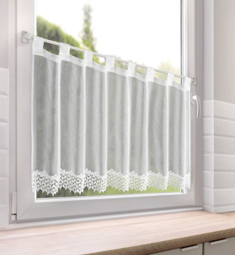 FIRANA GOTOWA HESTIA NA SZELKACH 150 X 70 CM BIAŁY