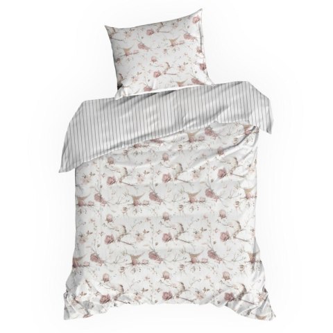 KOMPLET POŚCIELI SATYNOWEJ RAYA2 160 X 200 CM BIAŁY