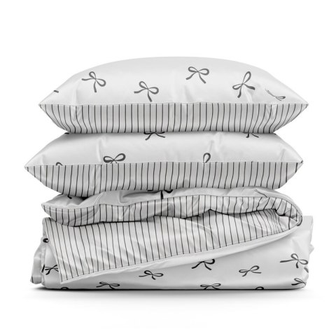 KOMPLET POŚCIELI SATYNOWEJ RAYA5 140 X 200 CM BIAŁY