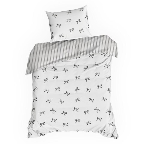 KOMPLET POŚCIELI SATYNOWEJ RAYA5 140 X 200 CM BIAŁY