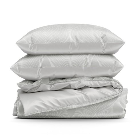 KOMPLET POŚCIELI SATYNOWEJ SPRING 88 160 X 200 CM JASNOSZARY