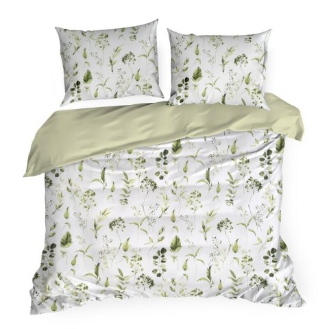 KOMPLET POŚCIELI SATYNOWEJ SPRING105 160 X 200 CM OLIWKOWY