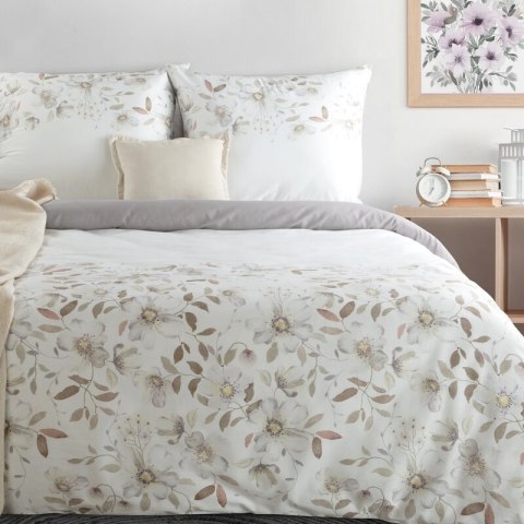 KOMPLET POŚCIELI SATYNOWEJ SPRING106 220 X 200 CM POPIELATY