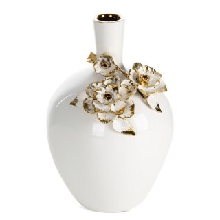 WAZON DEKORACYJNY SARA (01) 18 X 16 X 25 CM BIAŁY