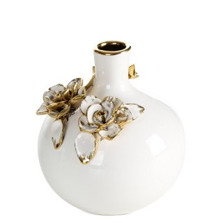 WAZON DEKORACYJNY SARA (02) O 14 X 16 CM BIAŁY