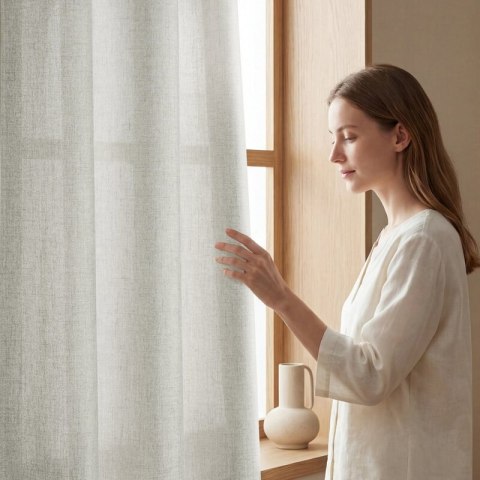 ZASŁONA GOTOWA LINDA 140 X 250 CM BEŻOWY