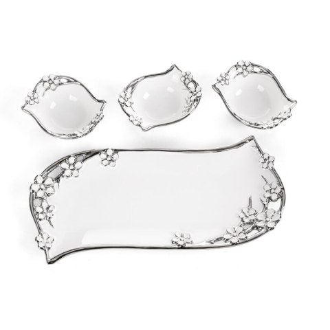 CERAMIKA 39 X 18 X 7 CM BIAŁY