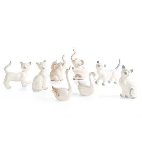 FIGURKA DEKORACYJNA AVANI (08) 21 X 9 X 18 CM KREMOWY