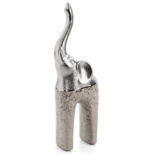 FIGURKA DEKORACYJNA LAILA (01) 12 X 7 X 35 CM SREBRNY