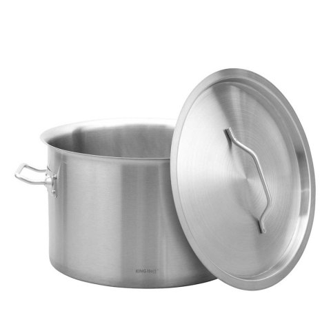 GARNEK GASTRONOMICZNY Z POKRYWĄ STALOWĄ Ø36cm 24L KINGHOFF KH-2024