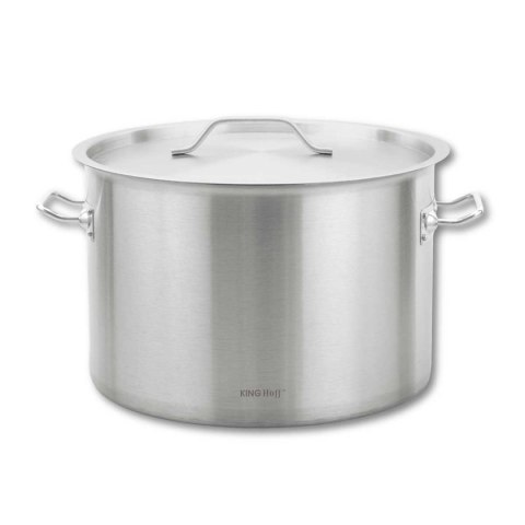 GARNEK GASTRONOMICZNY Z POKRYWĄ STALOWĄ Ø38cm 27L KINGHOFF KH-2025