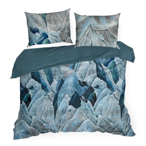KOMPLET POŚCIELI SATYNOWEJ PREMIUM29 160 X 200 CM TURKUSOWY
